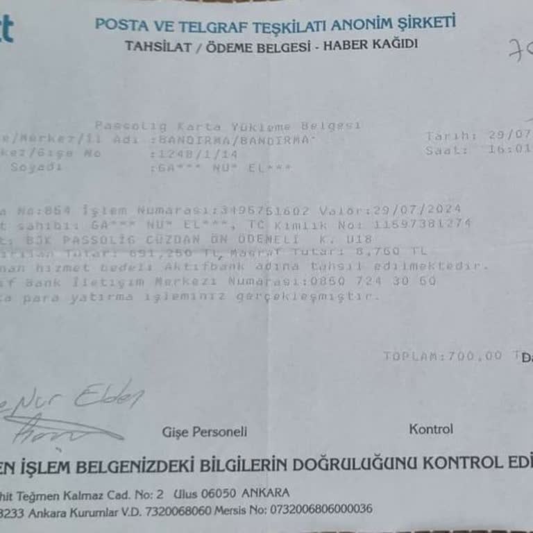 Passolig Hesap Bakiyesi Hatası