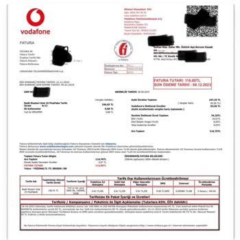 Vodafone Fahiş Fiyat Artışı Be Müşteri Mağduriyeti 2
