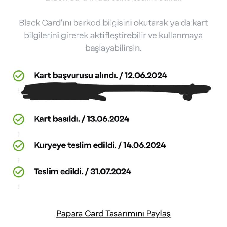 Papara Kartımın Başkasına Teslim Edilmesi!