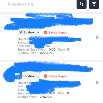 Trendyol Satıcı Hesabımda Haksız Yere Ürünümü Kapattı