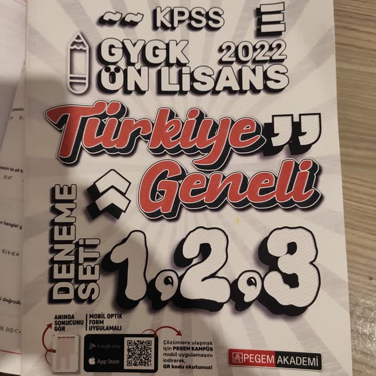 Pegem.net Pegem Akademi Ön Lisans Cevap Anahtarı