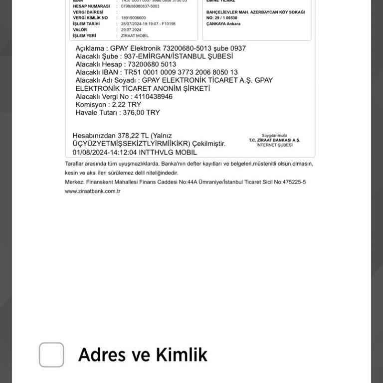 GPay Uygulaması Para İadesi
