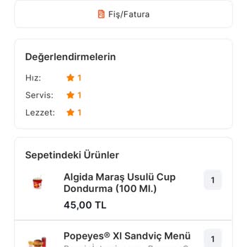 Migros Yemek Yanlış Gelen Sipariş