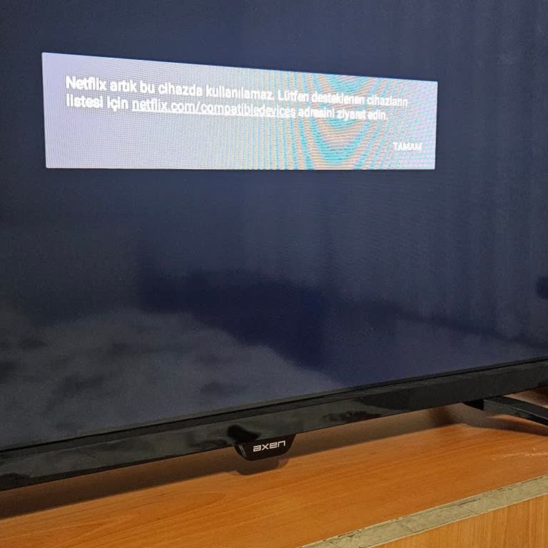 Axen Netflix Açmıyor Yardim Gerekli Firmadan Yardim İstiyorum