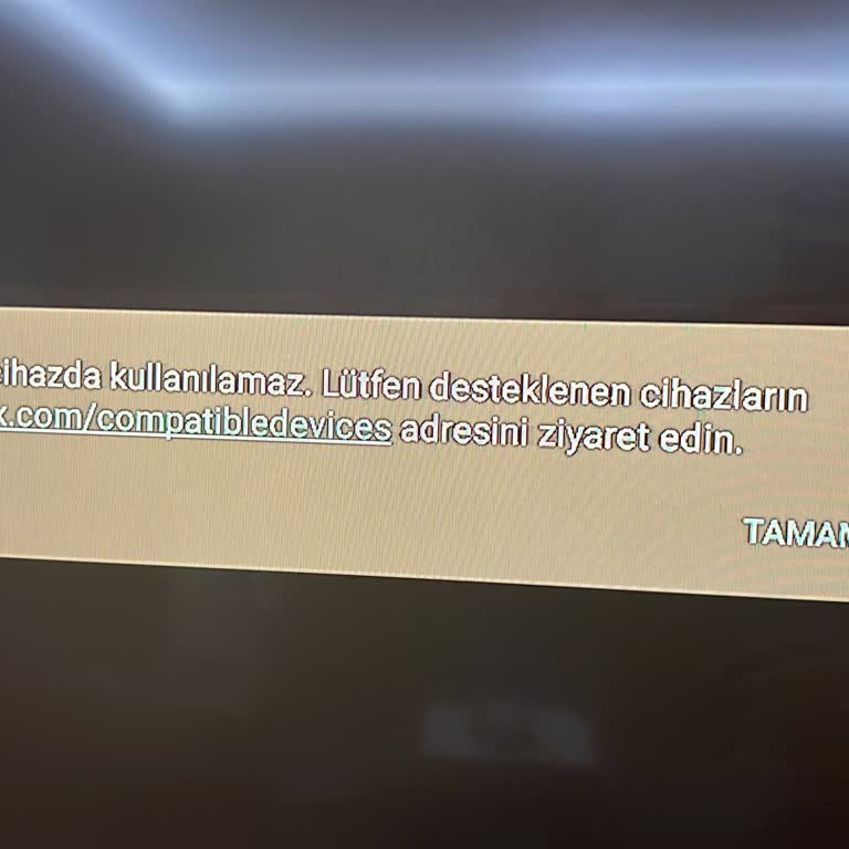 Dreamstar Teknoloji Dreamstar A5 Uydu Alıcıda Netflix Hatası Ve Çözüm Beklentisi