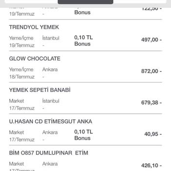 Garanti Bankası Ekstre Hatası