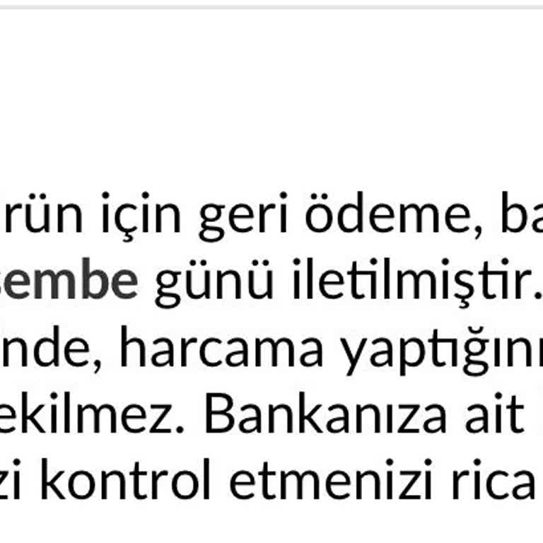 Papara Trendyol Sipariş İptalim İade Edilmiyor