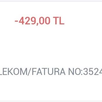 Ay Telekom İptal Sonrası Çıkarılan 1 Ay İçin 2 Fatura.