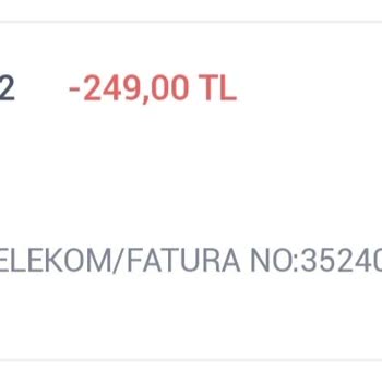 Ay Telekom İptal Sonrası Çıkarılan 1 Ay İçin 2 Fatura.