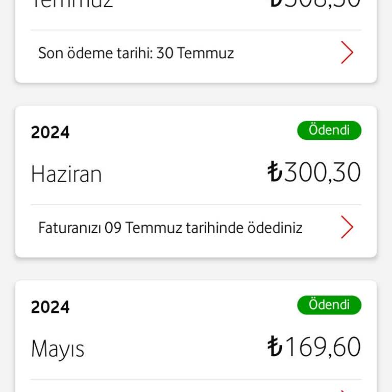 Vodafone Fahiş Fatura Ücreti