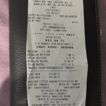 Oxxo Eve Gönderilmesi Gereken Ürünün 10 Gün Sonra Defolu Gönderilmesi