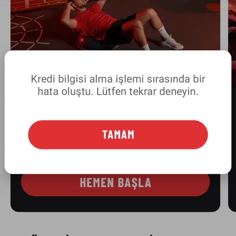 MACfit (İstanbul Anadolu) Macfit Kredi Kullanım Hakkı Hatası
