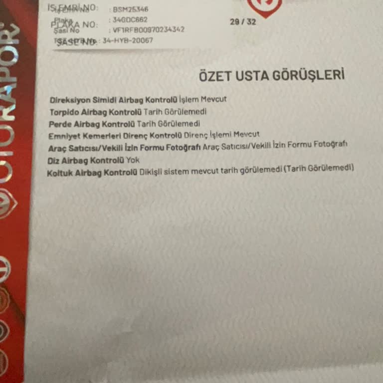 Kurumsal Oto Rapor Hatasının Arkasında Durmuyor