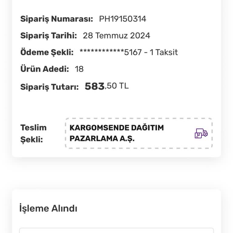 Gratis Online Siparişimi Hazırlamıyor