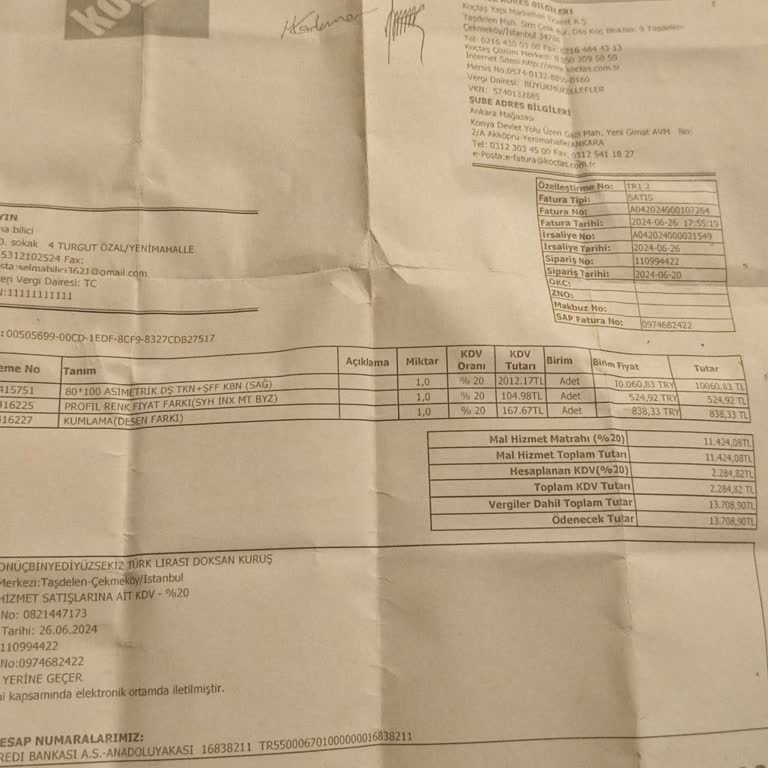 Koçtaş Duşakabin Mağduriyet İ