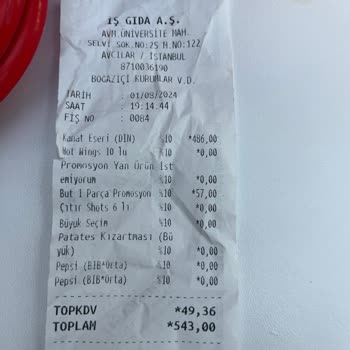 KFC Kanat Yerine But Verilmesi