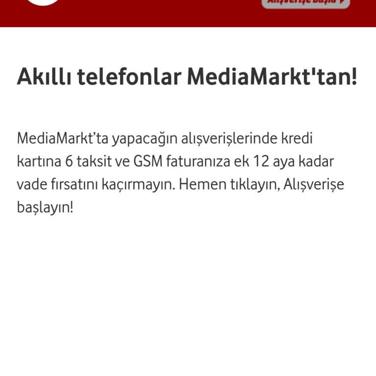 Vodafone Yanlış Ya Da Yanıltıcı Reklam