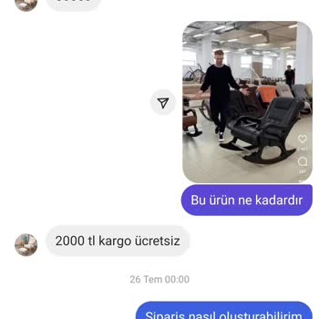 sandalye.home Sipariş Verdiğim Sandalye Teslim Edilmedi Ve İletişim Kesildi