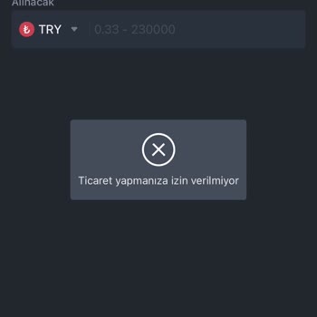 Binance TR Hesap Kilitlendi İşlem Yapamıyorum Tüm Her Şey Onaylı.