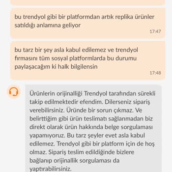 Trendyol'un Replika Satışı Yapması