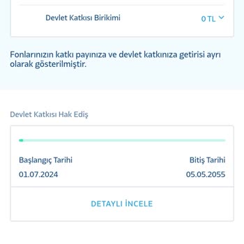 Katılım Emeklilik Para İadesi Eksik