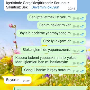 Saldos Ticaret Paketleme Tarafından Mağdur Edildim