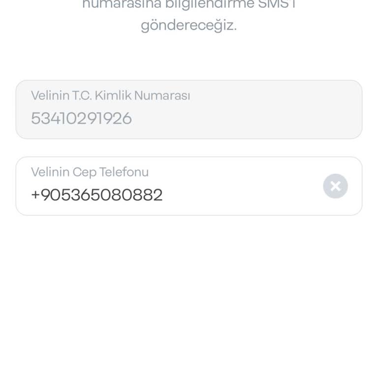 Papara Veli Bilgisi Silme