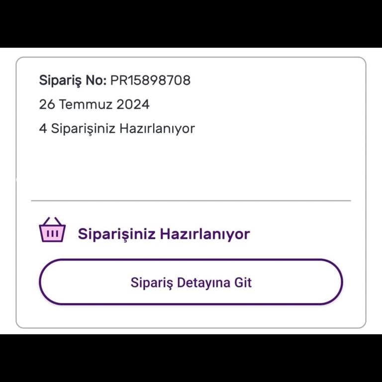 Gratis Siparişimi Hala Kargoya Vermedi
