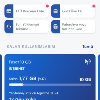 Turkcell İnternet Paketlerinin Çok Hızlı Bitmesi