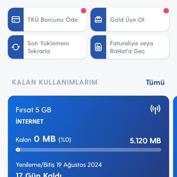 Turkcell İnternet Paketlerinin Çok Hızlı Bitmesi