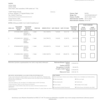 Mango Fiyat Etiketi Uyuşmazlığı