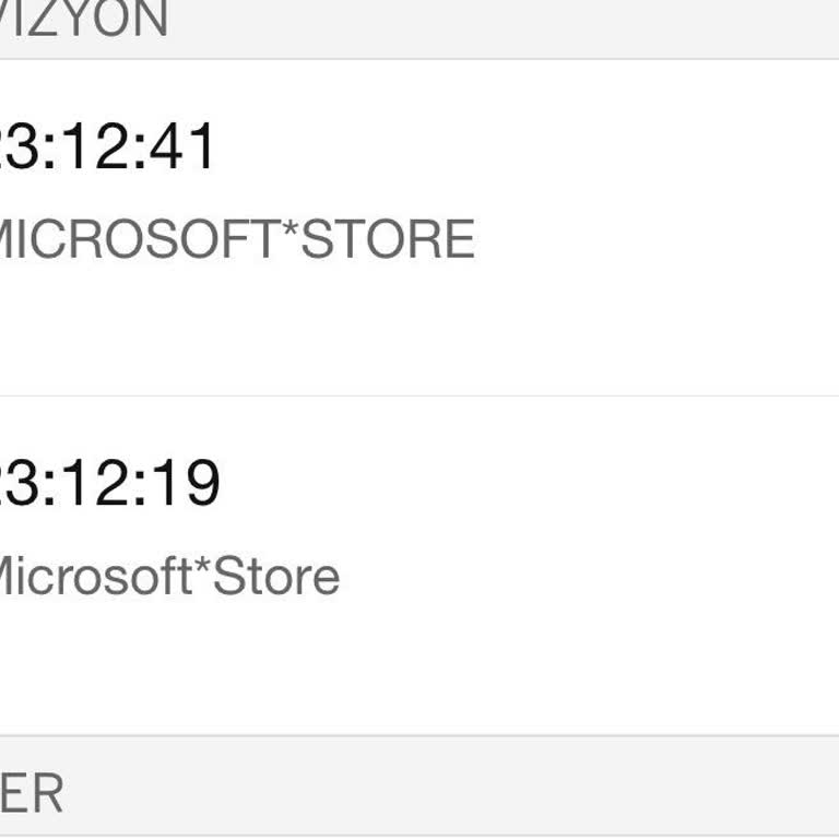 Microsoft Store Bilgim Dışımda Para Çekme