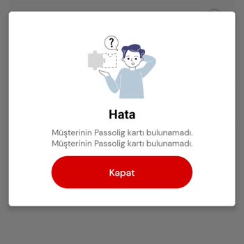 Passolig Hata Uyarı Veriyor