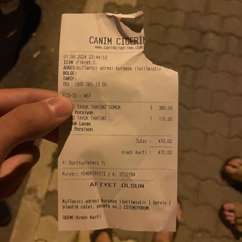 Canım Ciğerim Gece Siparişimde Çifte Fatura Şoku