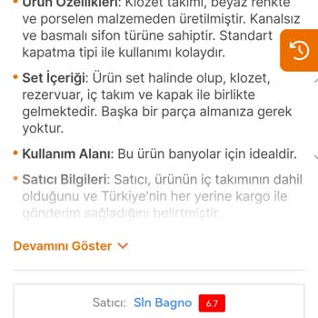 Sln Bagno Koçtaş Eksik Ürün Sıkıntısı