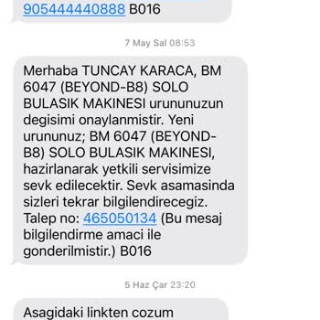 Beko Bulaşık Makinesi Değişim Sorunu Ve Mağduriyet