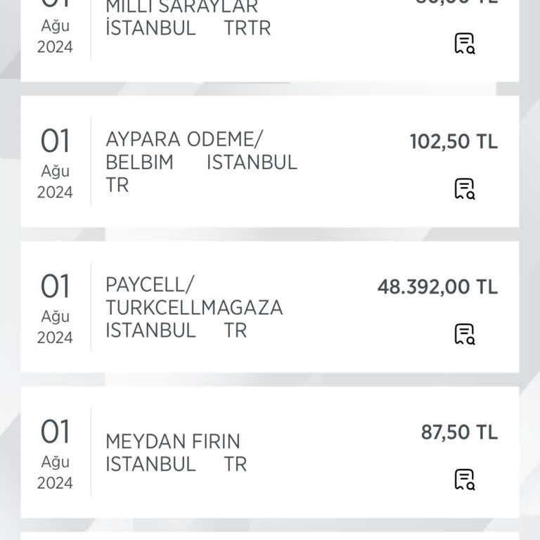 Paycell Kartımdan Bilgim Dışı Para Çekmiş.