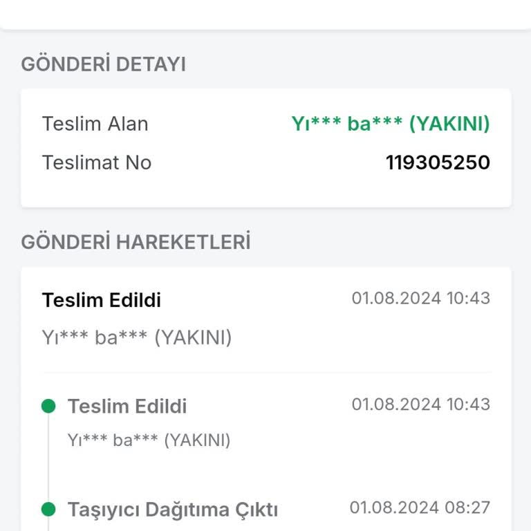 Trendyol Express Kargo Teslimat Sorunu