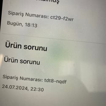 Yemeksepeti Mahalle Eksik Ve Kusurlu Gönderdiği Sipariş