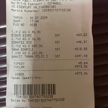 Yemeksepeti Mahalle Eksik Ve Kusurlu Gönderdiği Sipariş