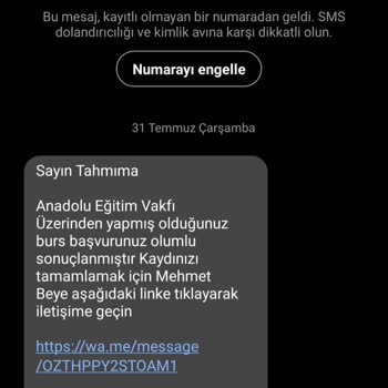 Anadolu Vakfı Kimlik Bilgilerimin Güvenliği Hakkında Endişelerim