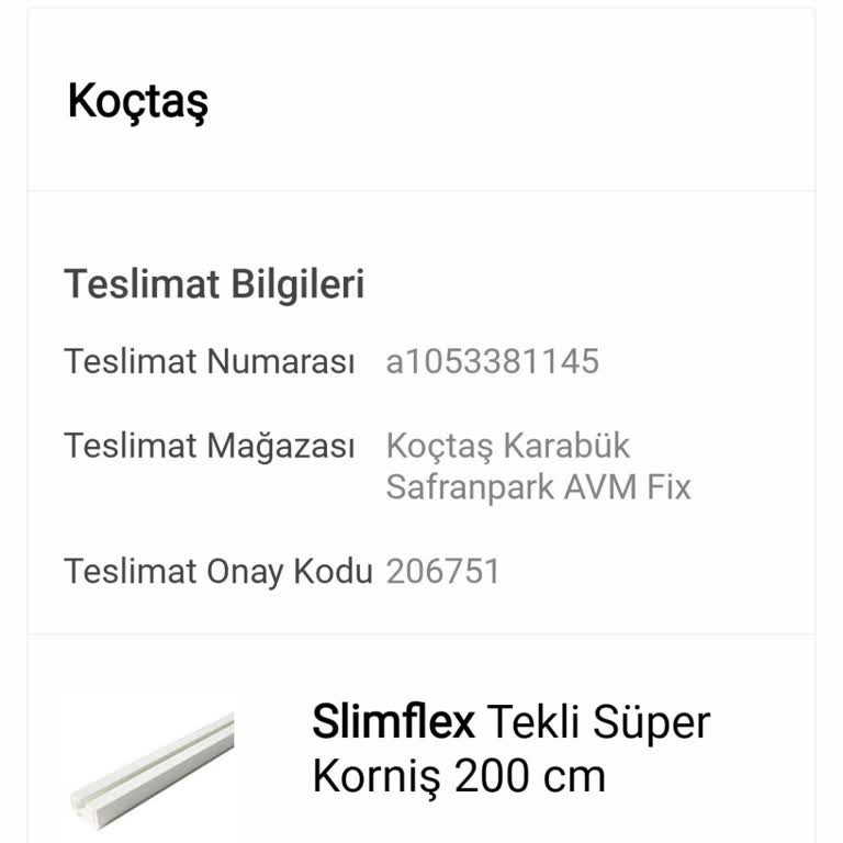 Koçtaş Sipariş İadesi Yapmıyor