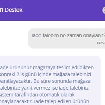 N11 İade Süreci Ve İlgisizlik!
