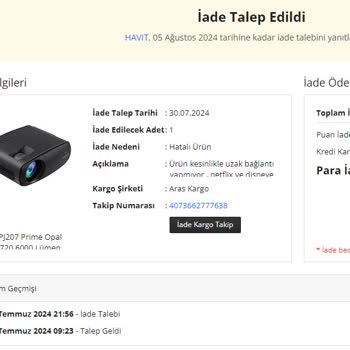 N11 İade Süreci Ve İlgisizlik!