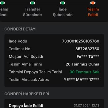 Trendyol Paramın Geri İade Edilmesi