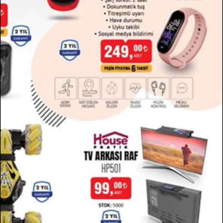 BİM Market TV Arkası Raf