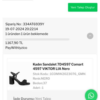 Deriden Ürünümü İade Etmiyor