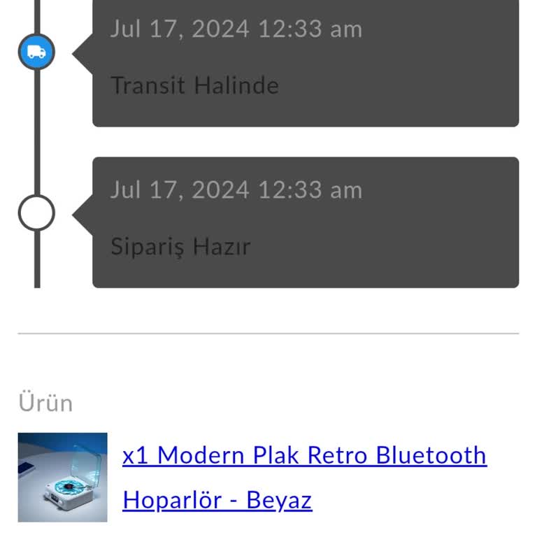 Modern Plaktan Aldığım Ürün Elime Geçmedi.