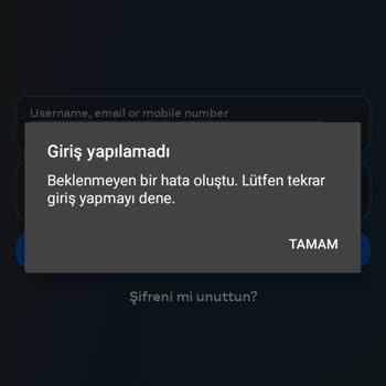 Instagram'a Giriş Yapamıyorum
