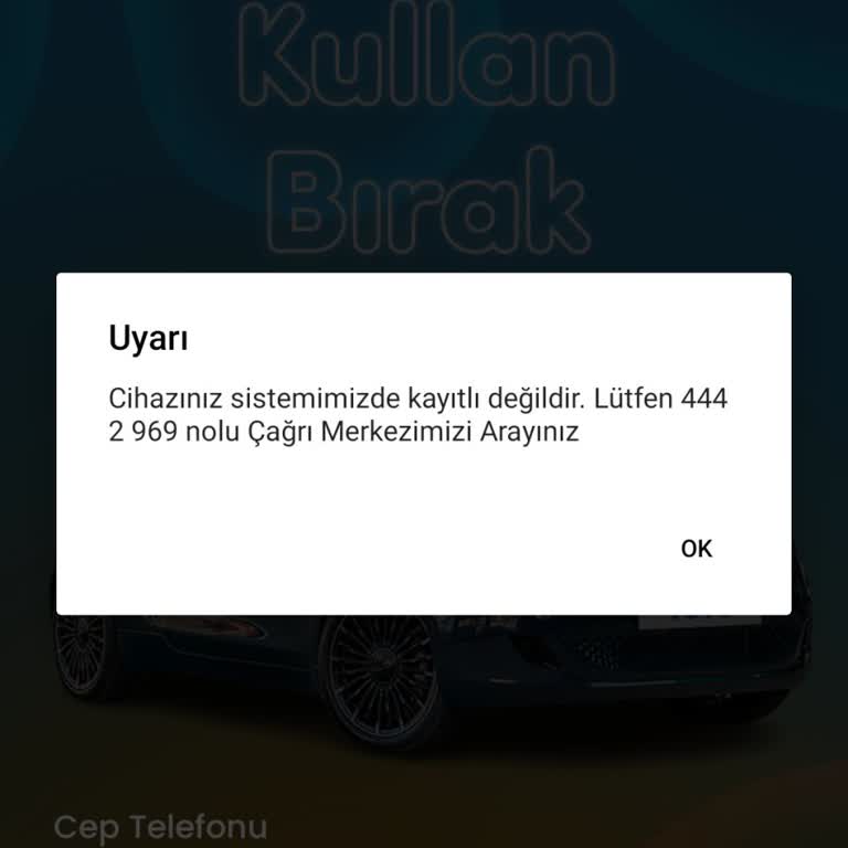 Yoyo Araç Kiralama Üye Oldum Ama Sisteme Giriş Yapamıyorum
